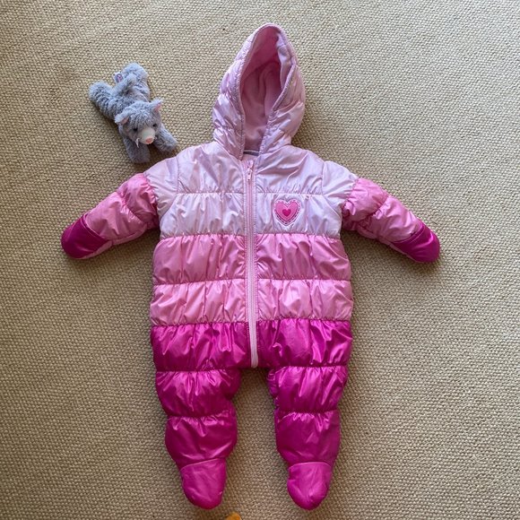 BabiesRUs Other - BabiesRUs   Baby Pink Snow Suit 3 to 6 Months